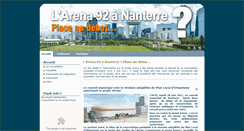 Desktop Screenshot of debat-arena-nanterre.fr