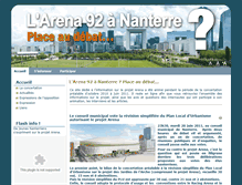 Tablet Screenshot of debat-arena-nanterre.fr